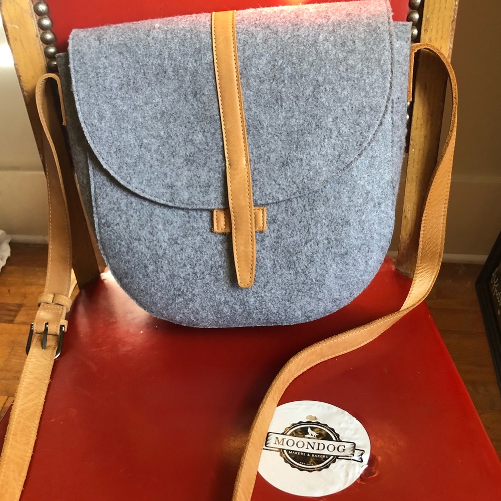 Grey Crossbody Bag